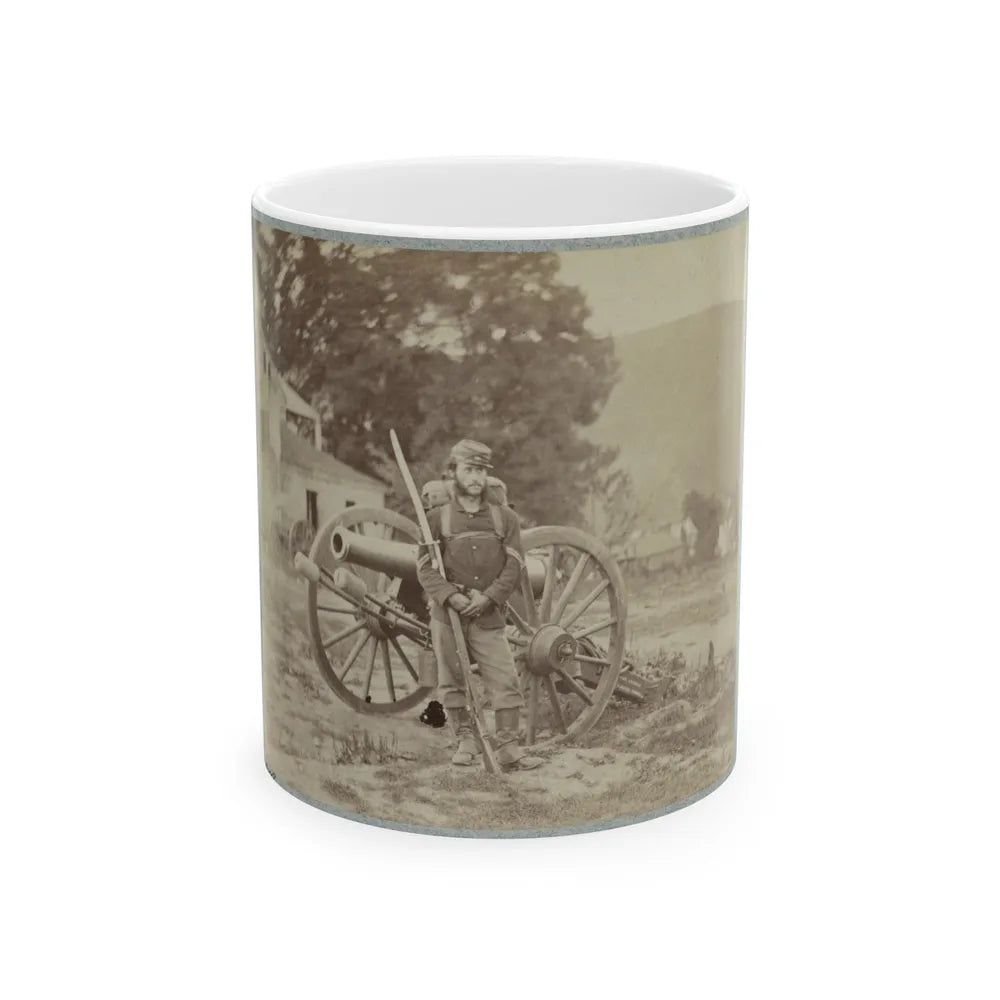 22d New York State Millitia Near Harpers Ferry, Va., 1861 I.E. 1862 (U.S. Civil War) White Coffee Mug-11oz-Go Mug Yourself