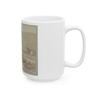 22d New York State Millitia Near Harpers Ferry, Va., 1861 I.E. 1862 (U.S. Civil War) White Coffee Mug-Go Mug Yourself