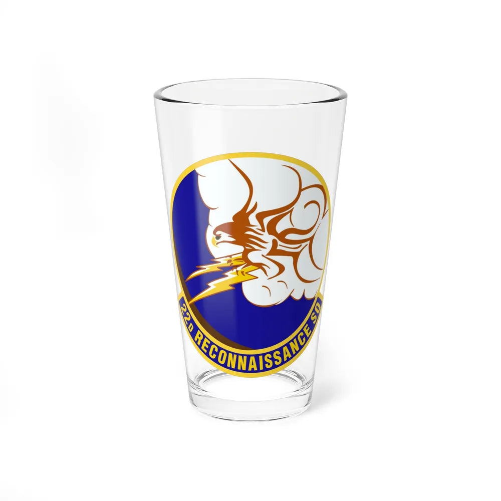 22d Reconnaissance Squadron (U.S. Air Force) Pint Glass 16oz-16oz-Go Mug Yourself