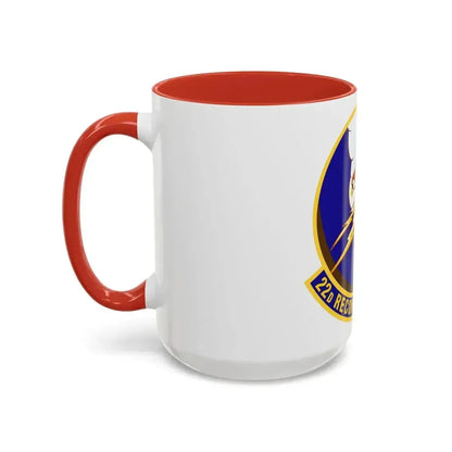 22d Reconnaissance Squadron (U.S. Air Force) Accent Coffee Mug - Go Mug Yourself