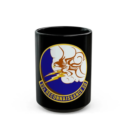 22d Reconnaissance Squadron (U.S. Air Force) Black Coffee Mug 15oz - Go Mug Yourself