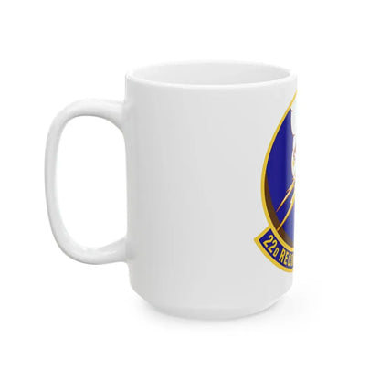 22d Reconnaissance Squadron (U.S. Air Force) White Coffee Mug - Go Mug Yourself