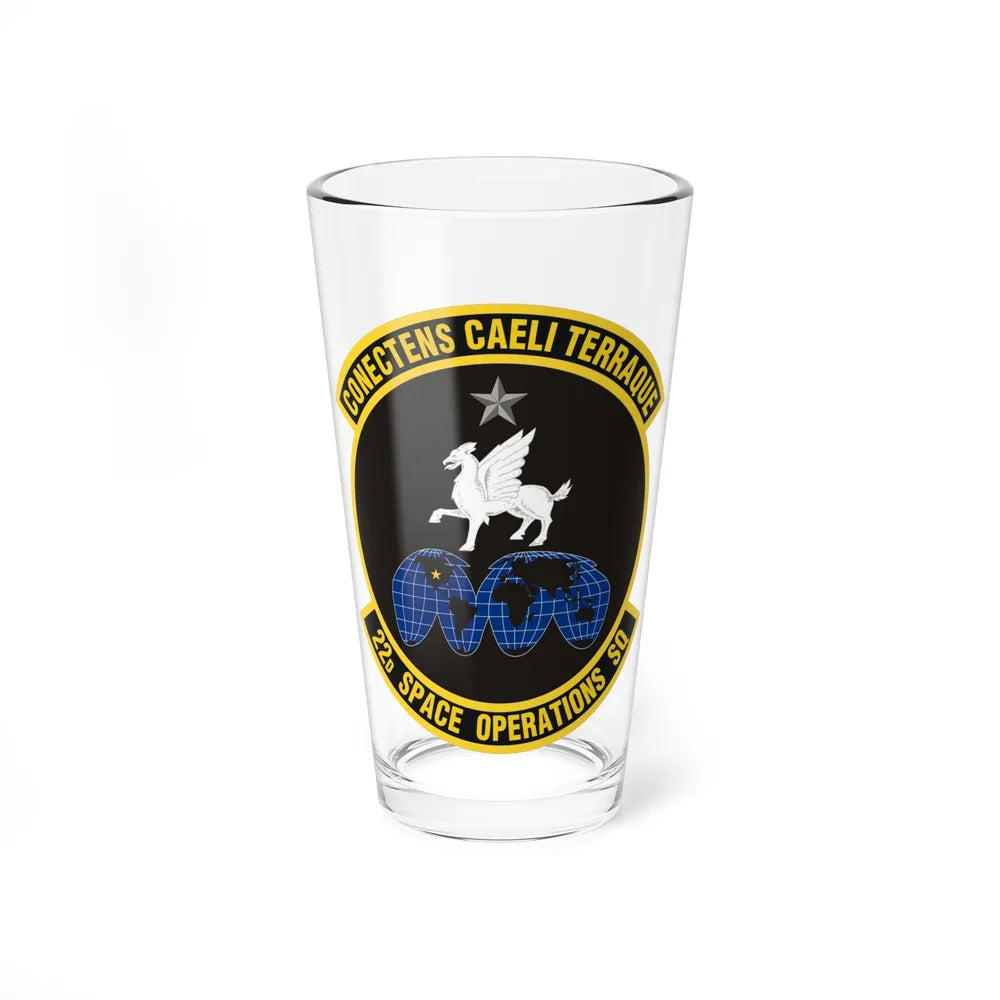 22d Space Operations Squadron (U.S. Air Force) Pint Glass 16oz-16oz-Go Mug Yourself