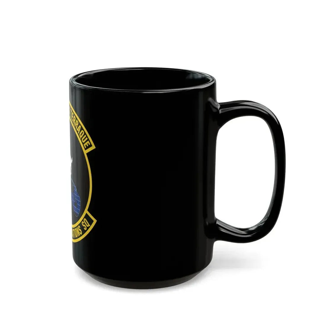 22d Space Operations Squadron (U.S. Air Force) Black Coffee Mug - Go Mug Yourself