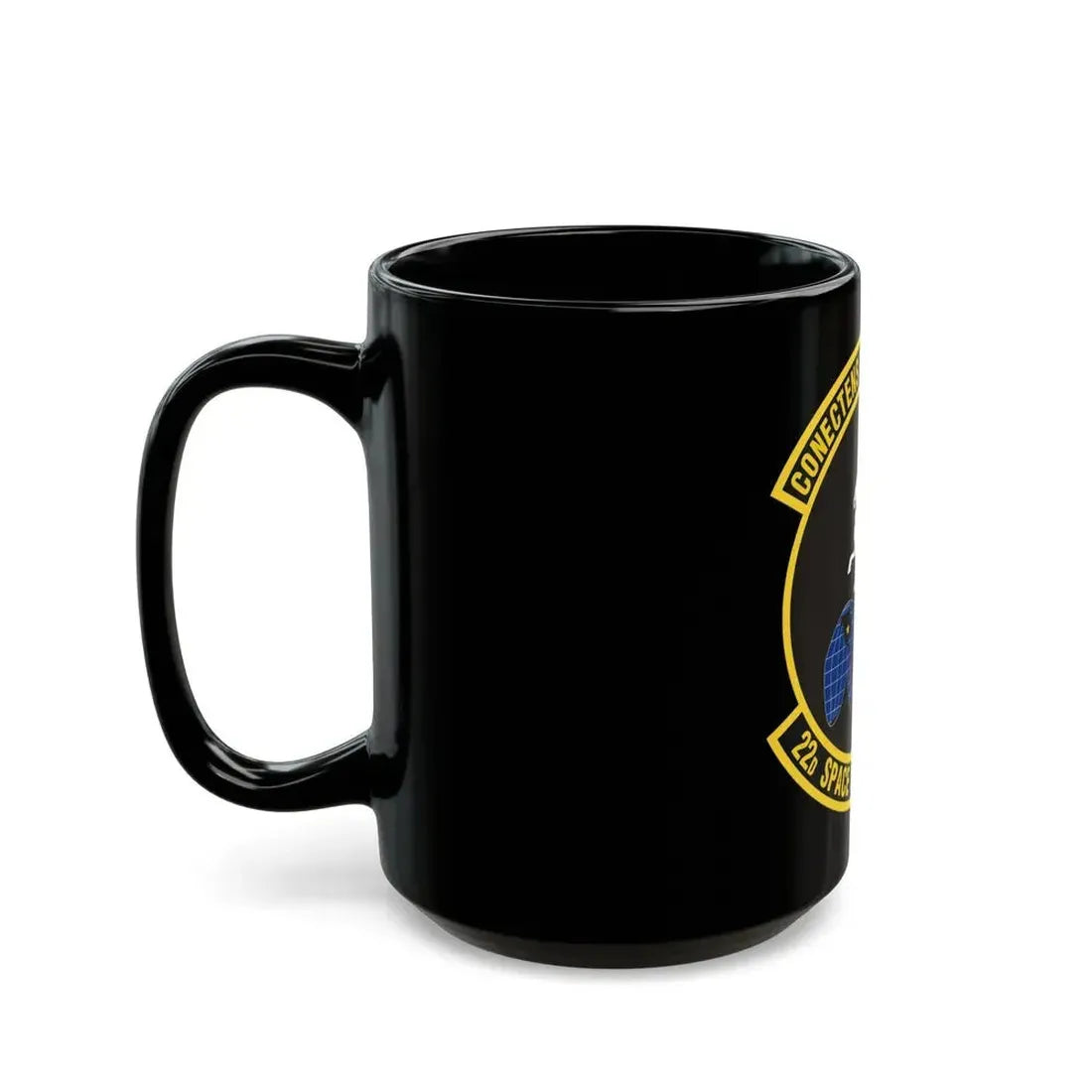 22d Space Operations Squadron (U.S. Air Force) Black Coffee Mug - Go Mug Yourself