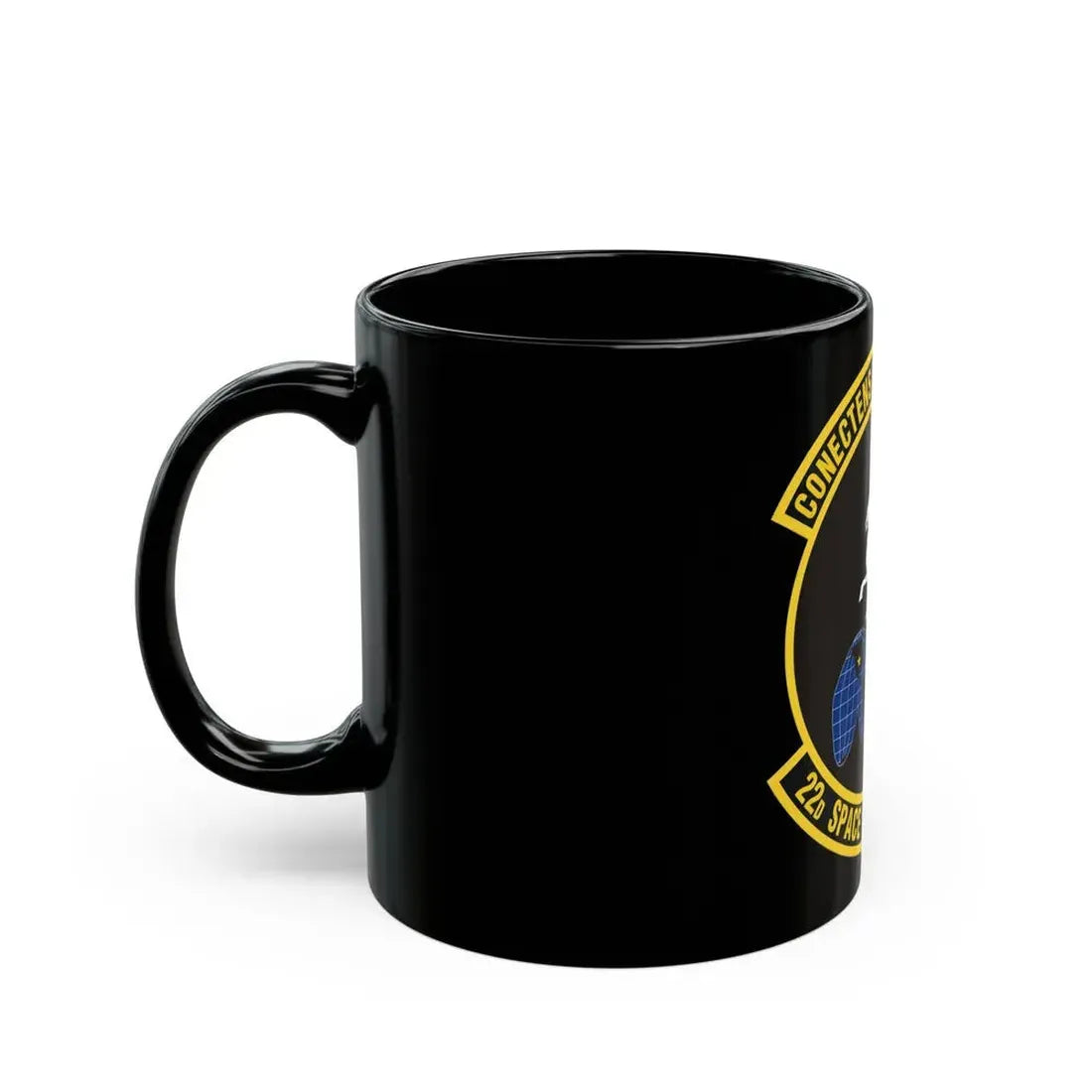 22d Space Operations Squadron (U.S. Air Force) Black Coffee Mug - Go Mug Yourself