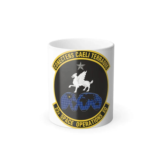 22d Space Operations Squadron (U.S. Air Force) Color Changing Coffee Mug 11oz - Go Mug Yourself