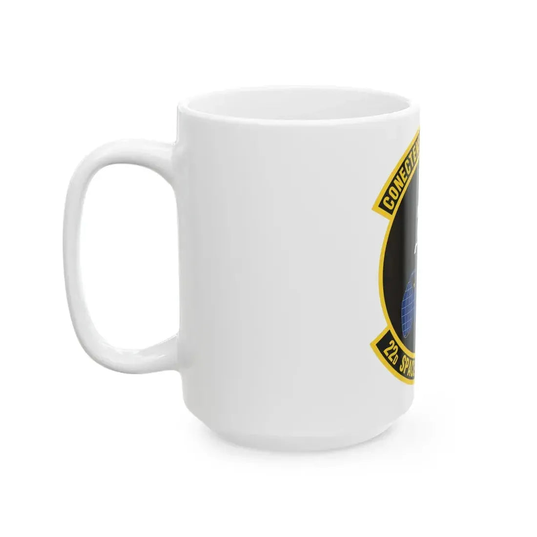 22d Space Operations Squadron (U.S. Air Force) White Coffee Mug - Go Mug Yourself
