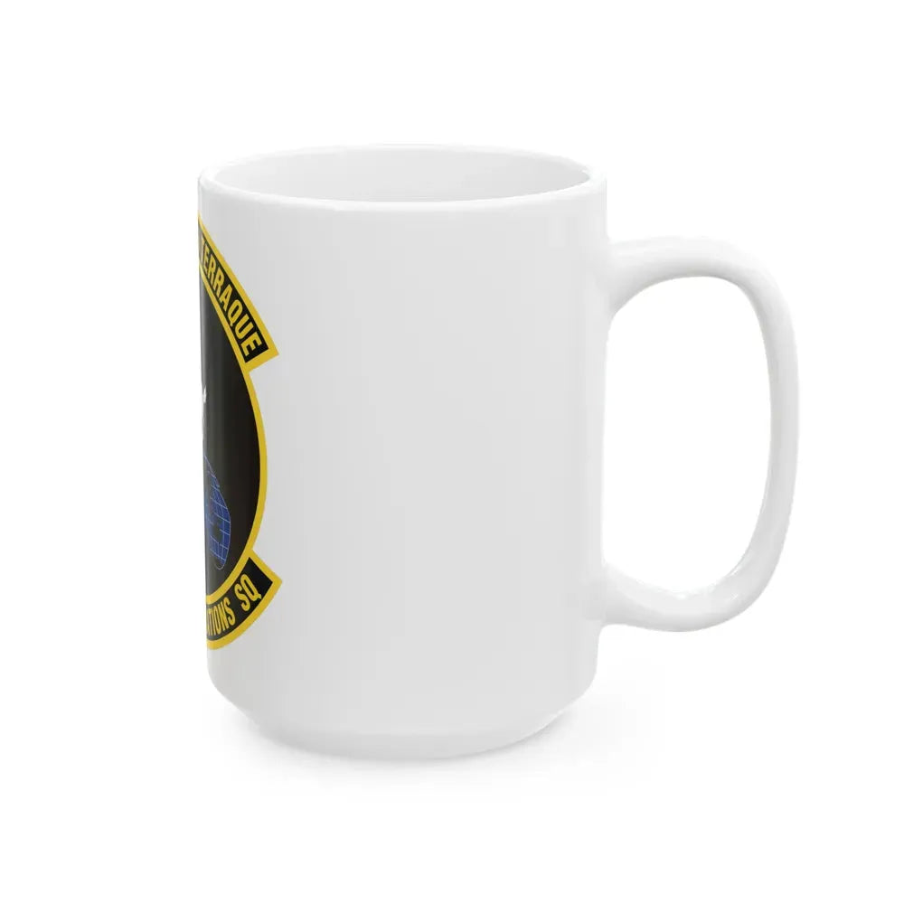 22d Space Operations Squadron (U.S. Air Force) White Coffee Mug - Go Mug Yourself