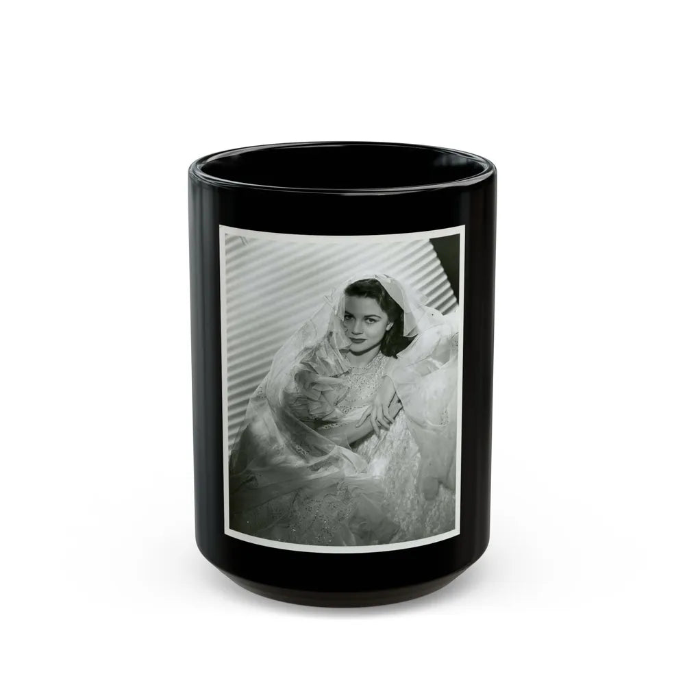 Dorothy Malone #160 (Vintage Female Icon) Black Coffee Mug-15oz-Go Mug Yourself