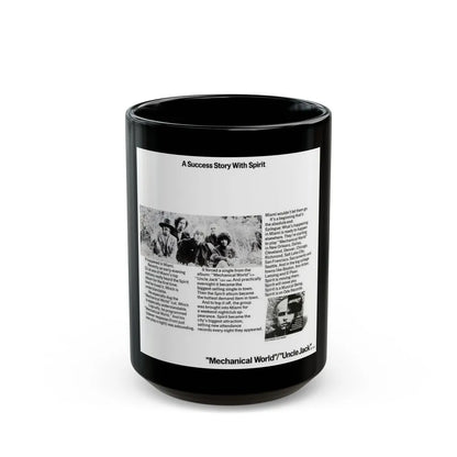 Spirit 1968 (Music Poster) Black Coffee Mug-15oz-Go Mug Yourself