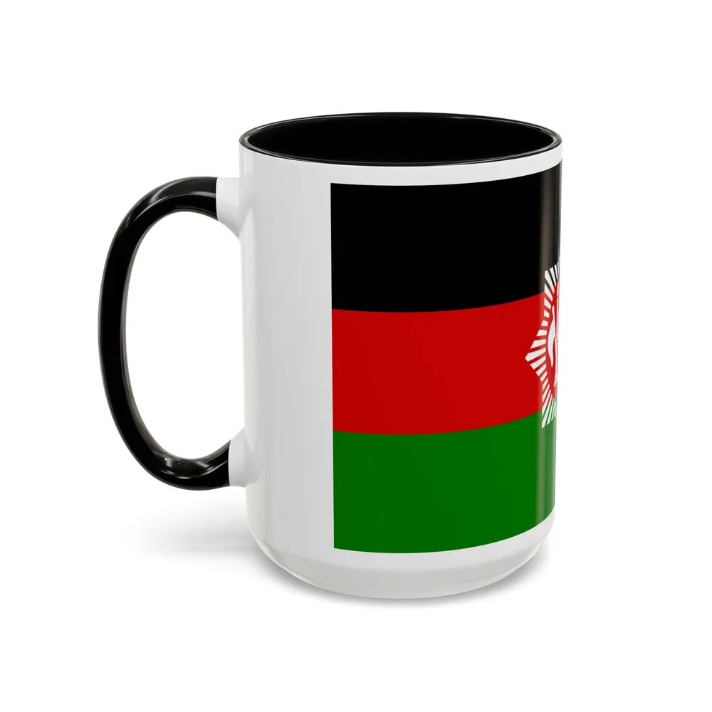 Flag of Afghanistan 1928 - Accent Coffee Mug-Go Mug Yourself