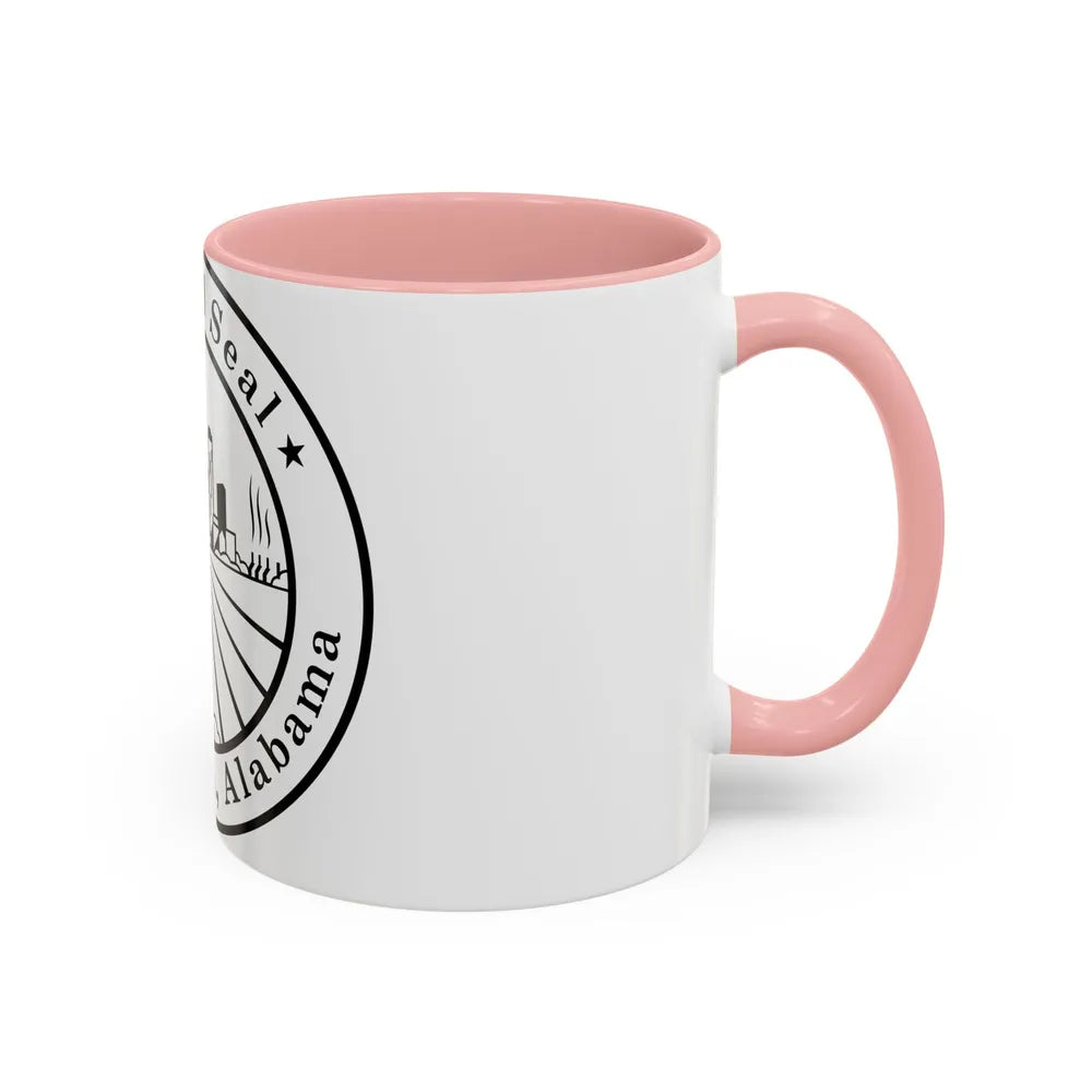 Seal of Birmingham Alabama - Accent Coffee Mug-Go Mug Yourself