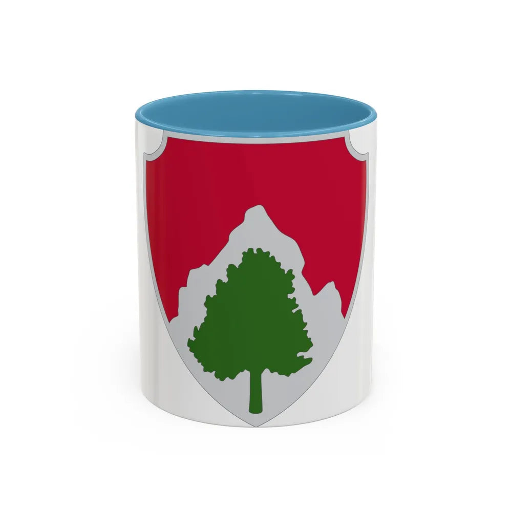 23 Engineer Battalion (U.S. Army) Accent Coffee Mug-11oz-Light Blue-Go Mug Yourself