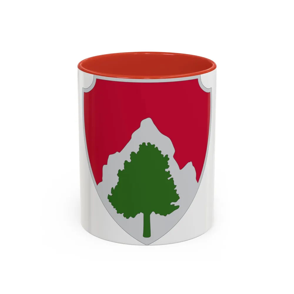 23 Engineer Battalion (U.S. Army) Accent Coffee Mug-11oz-Red-Go Mug Yourself