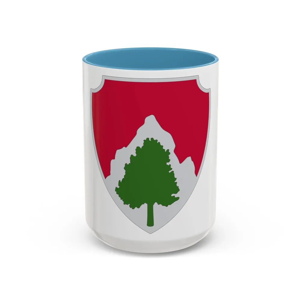 23 Engineer Battalion (U.S. Army) Accent Coffee Mug-15oz-Light Blue-Go Mug Yourself