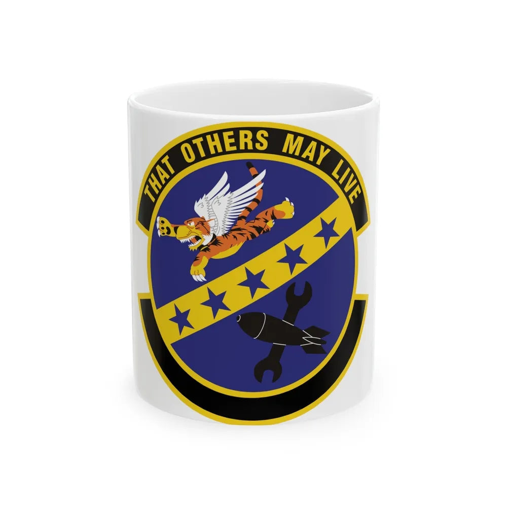 23 Maintenance Sq ACC (U.S. Air Force) White Coffee Mug-11oz-Go Mug Yourself