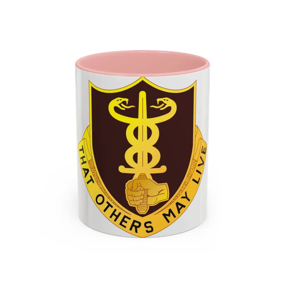 23 Medical Battalion (U.S. Army) Accent Coffee Mug-11oz-Pink-Go Mug Yourself