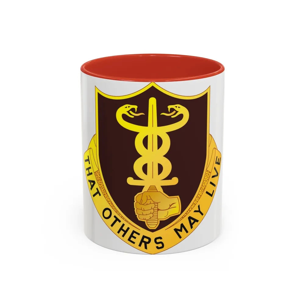 23 Medical Battalion (U.S. Army) Accent Coffee Mug-11oz-Red-Go Mug Yourself