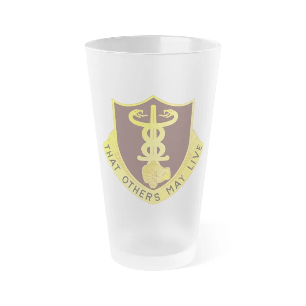 23 Medical Battalion (U.S. Army) Frosted Pint Glass 16oz-Go Mug Yourself