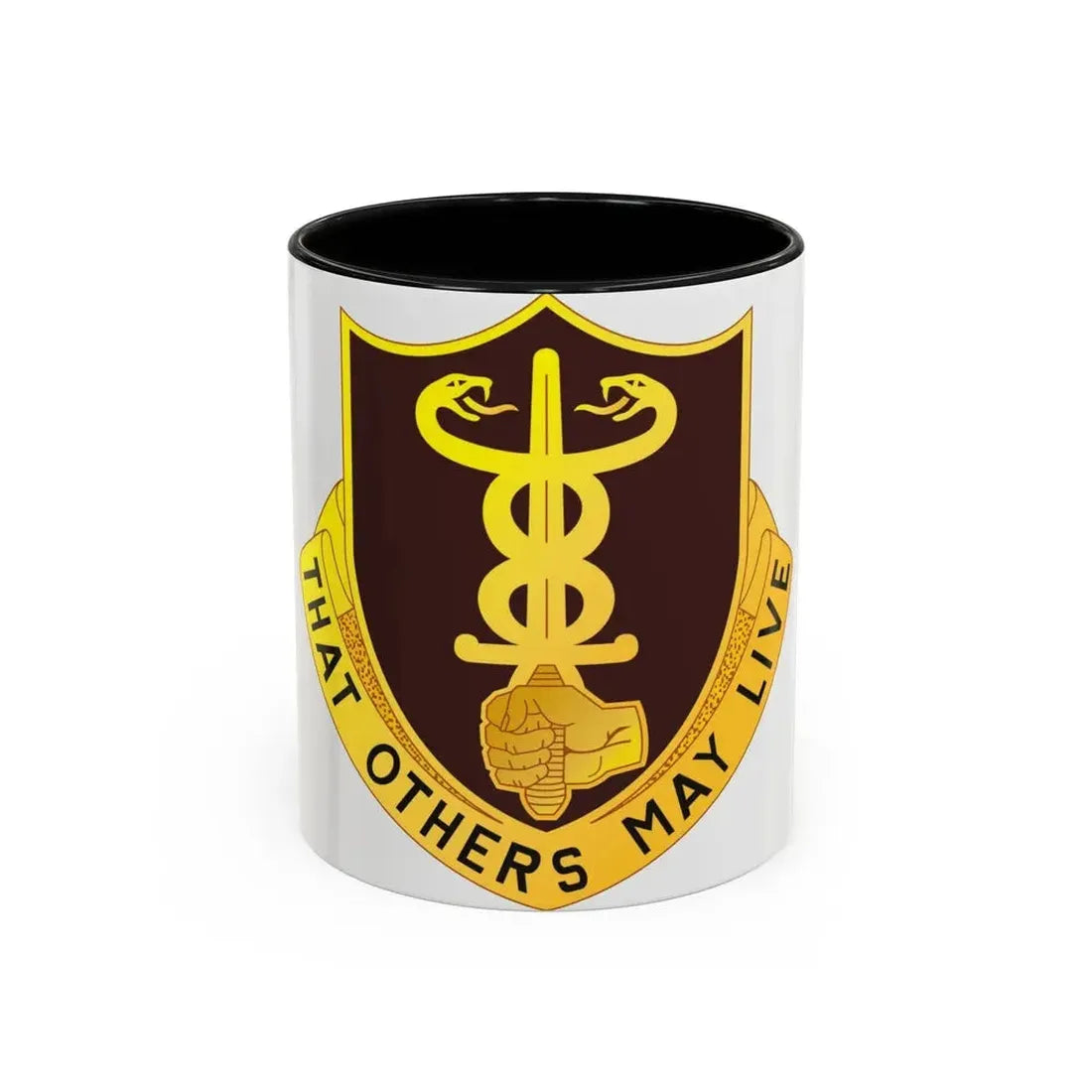 23 Medical Battalion (U.S. Army) Accent Coffee Mug 11oz Black - Go Mug Yourself
