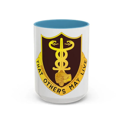 23 Medical Battalion (U.S. Army) Accent Coffee Mug 15oz Light Blue - Go Mug Yourself