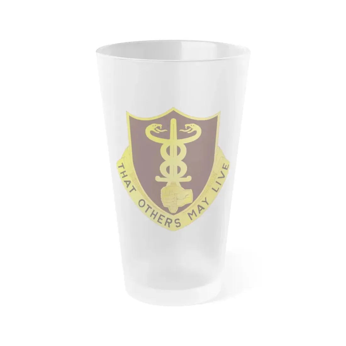 23 Medical Battalion (U.S. Army) Frosted Pint Glass 16oz Default Title - Go Mug Yourself