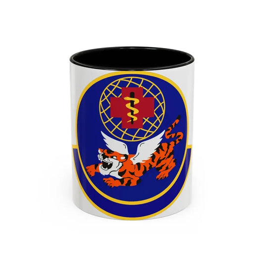 23 Operational Medical Readiness Squadron ACC (U.S. Air Force) Accent Coffee Mug 11oz Black - Go Mug Yourself