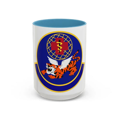 23 Operational Medical Readiness Squadron ACC (U.S. Air Force) Accent Coffee Mug 15oz Light Blue - Go Mug Yourself