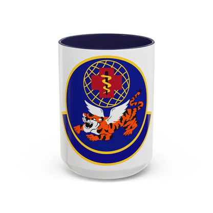 23 Operational Medical Readiness Squadron ACC (U.S. Air Force) Accent Coffee Mug 15oz Navy - Go Mug Yourself