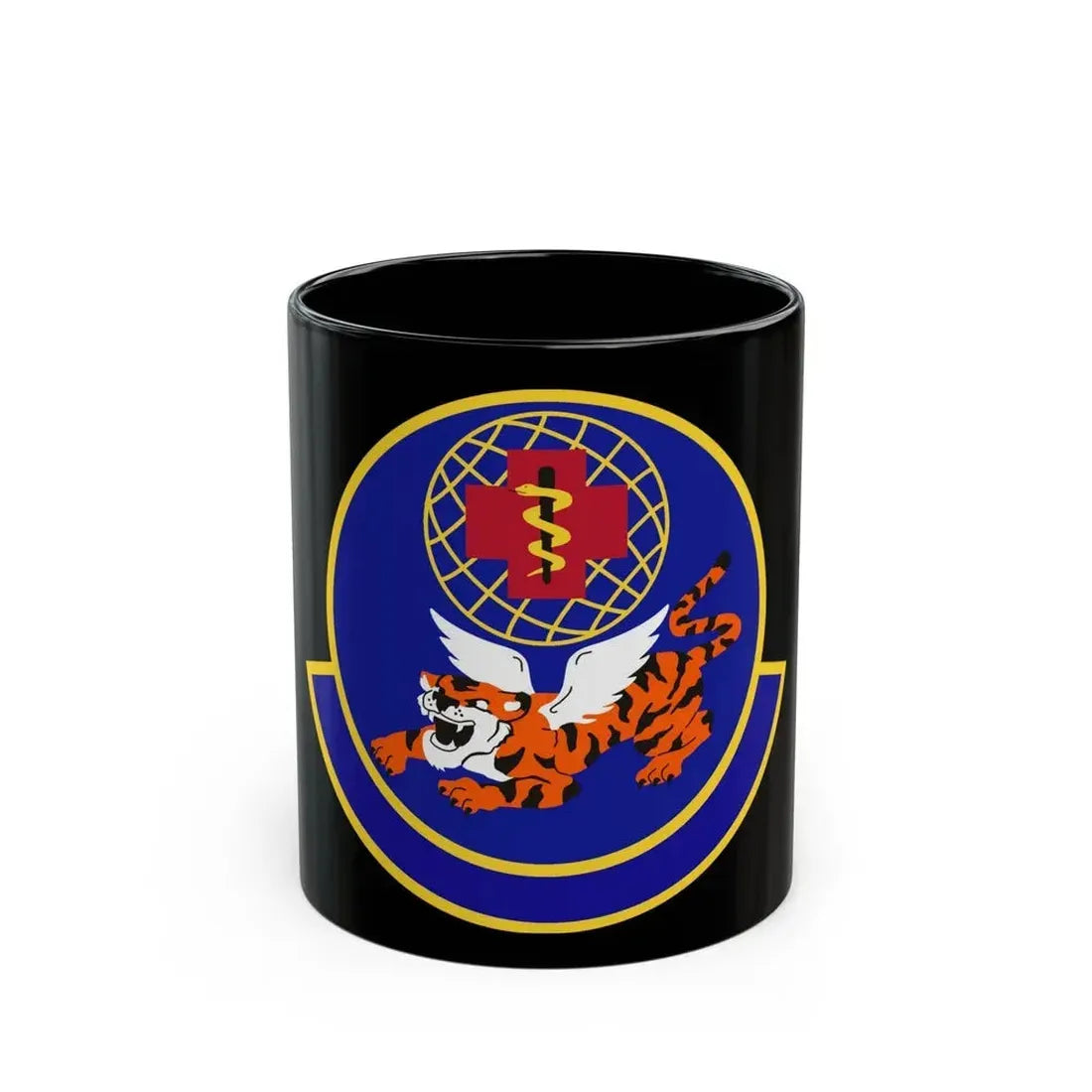 23 Operational Medical Readiness Squadron ACC (U.S. Air Force) Black Coffee Mug 11oz - Go Mug Yourself