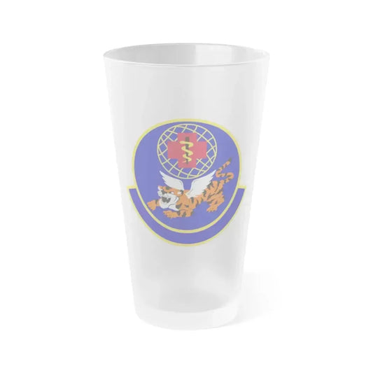 23 Operational Medical Readiness Squadron ACC (U.S. Air Force) Frosted Pint Glass 16oz 16oz Frosted - Go Mug Yourself