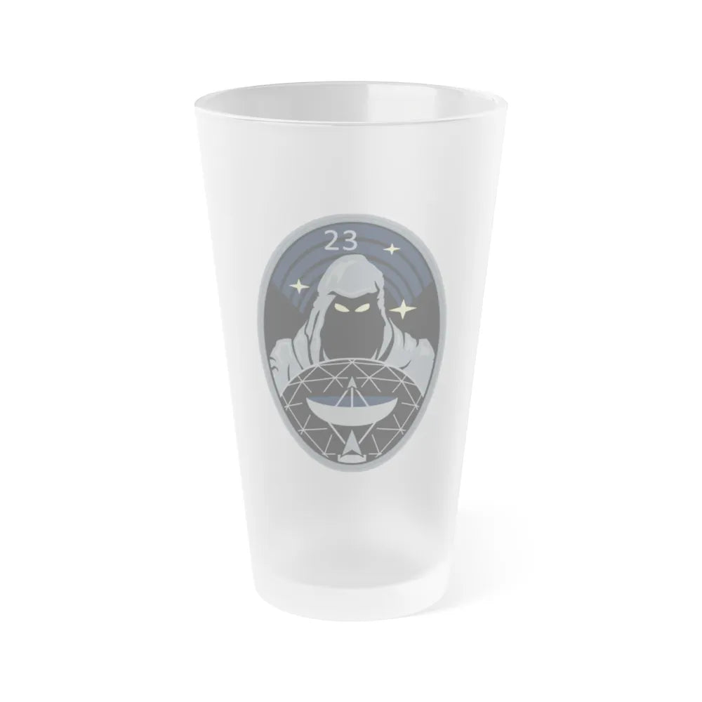 23 Space Operations Squadron (U.S. Space Force) Frosted Pint Glass 16oz-Go Mug Yourself