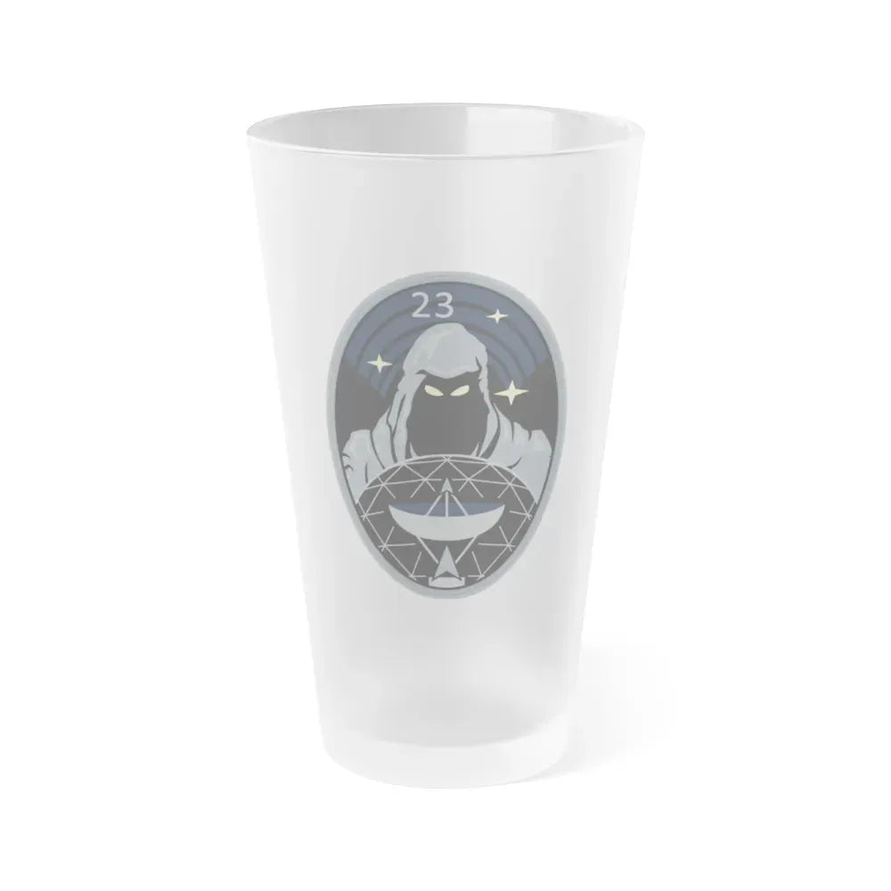 23 Space Operations Squadron (U.S. Space Force) Frosted Pint Glass 16oz Default Title - Go Mug Yourself