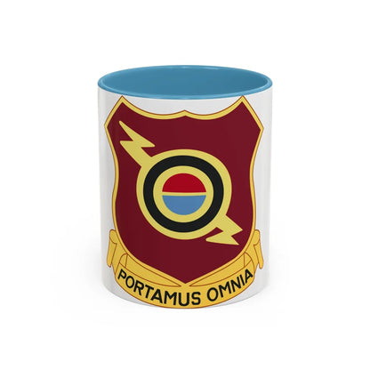 23 Transportation Battalion (U.S. Army) Accent Coffee Mug-11oz-Light Blue-Go Mug Yourself