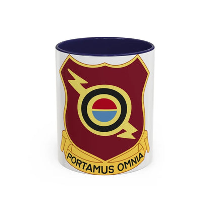 23 Transportation Battalion (U.S. Army) Accent Coffee Mug-11oz-Navy-Go Mug Yourself