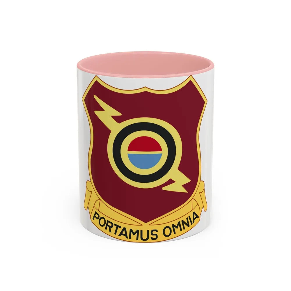 23 Transportation Battalion (U.S. Army) Accent Coffee Mug-11oz-Pink-Go Mug Yourself