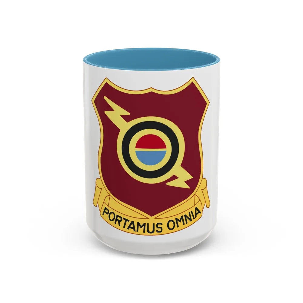 23 Transportation Battalion (U.S. Army) Accent Coffee Mug-15oz-Light Blue-Go Mug Yourself