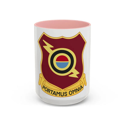 23 Transportation Battalion (U.S. Army) Accent Coffee Mug-15oz-Pink-Go Mug Yourself