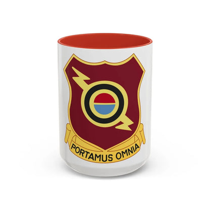 23 Transportation Battalion (U.S. Army) Accent Coffee Mug-15oz-Red-Go Mug Yourself