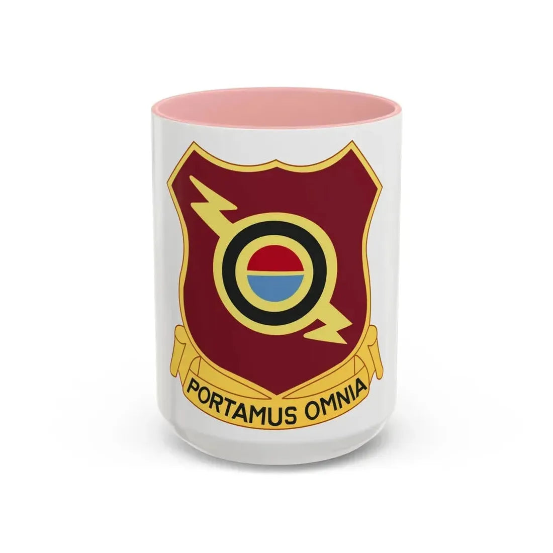 23 Transportation Battalion (U.S. Army) Accent Coffee Mug 15oz Pink - Go Mug Yourself
