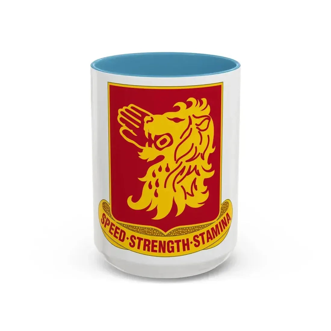 230 Aviation Regiment (U.S. Army) Accent Coffee Mug 15oz Light Blue - Go Mug Yourself