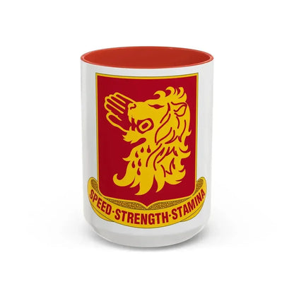 230 Aviation Regiment (U.S. Army) Accent Coffee Mug 15oz Red - Go Mug Yourself
