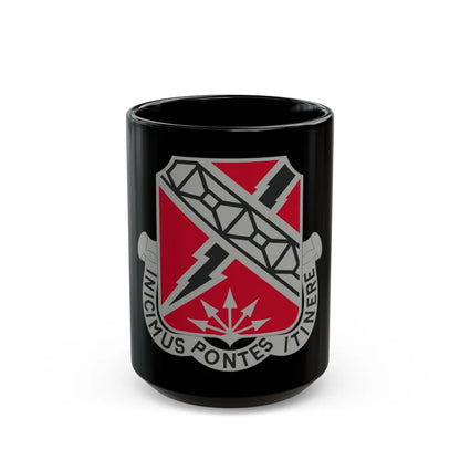 230 Engineer Battalion (U.S. Army) Black Coffee Mug-15oz-Go Mug Yourself