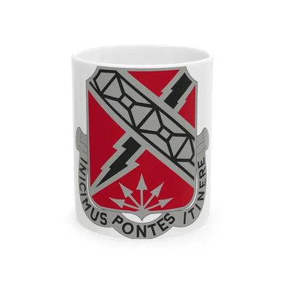 230 Engineer Battalion (U.S. Army) White Coffee Mug 11oz - Go Mug Yourself