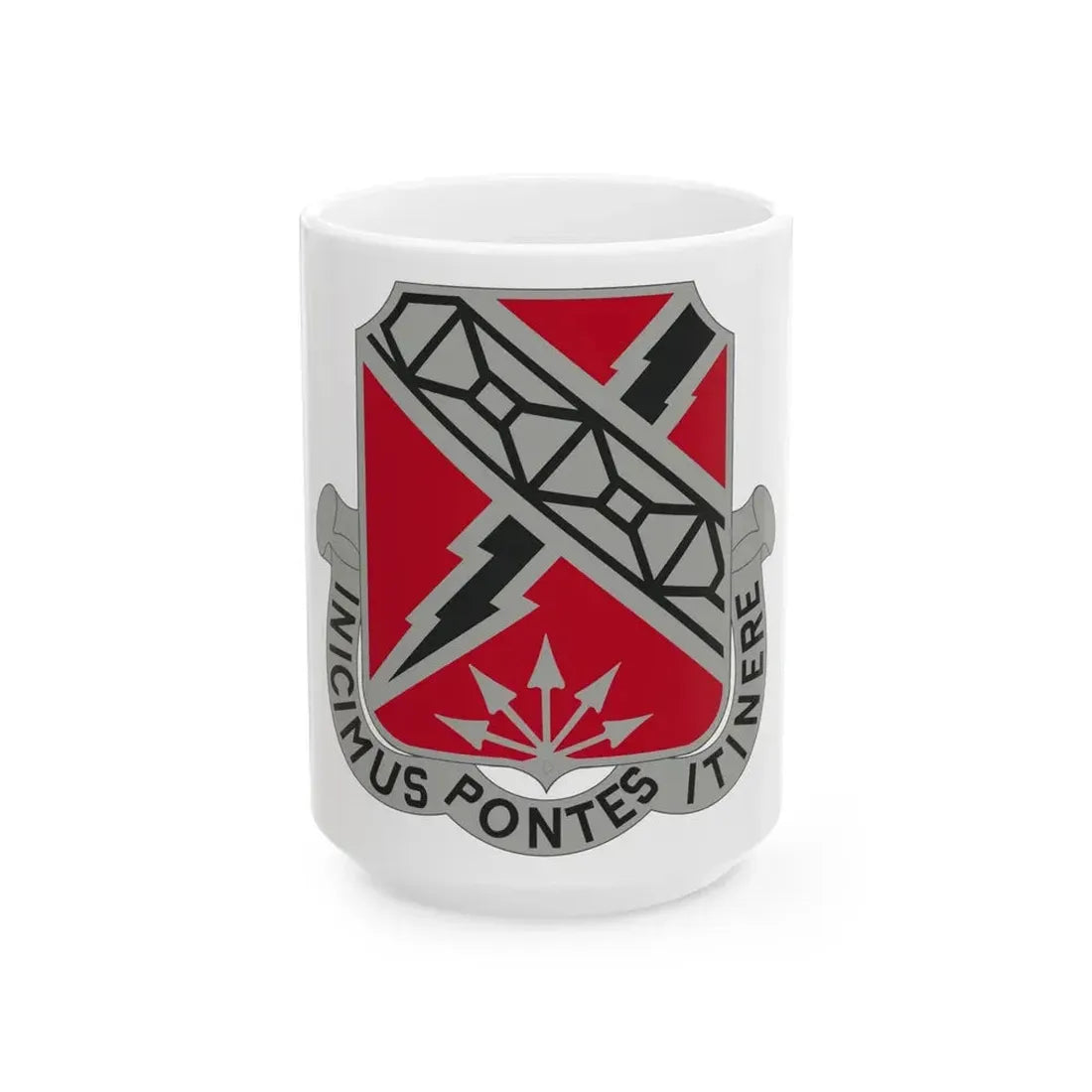 230 Engineer Battalion (U.S. Army) White Coffee Mug 15oz - Go Mug Yourself