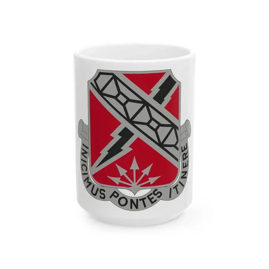 230 Engineer Battalion (U.S. Army) White Coffee Mug 15oz - Go Mug Yourself