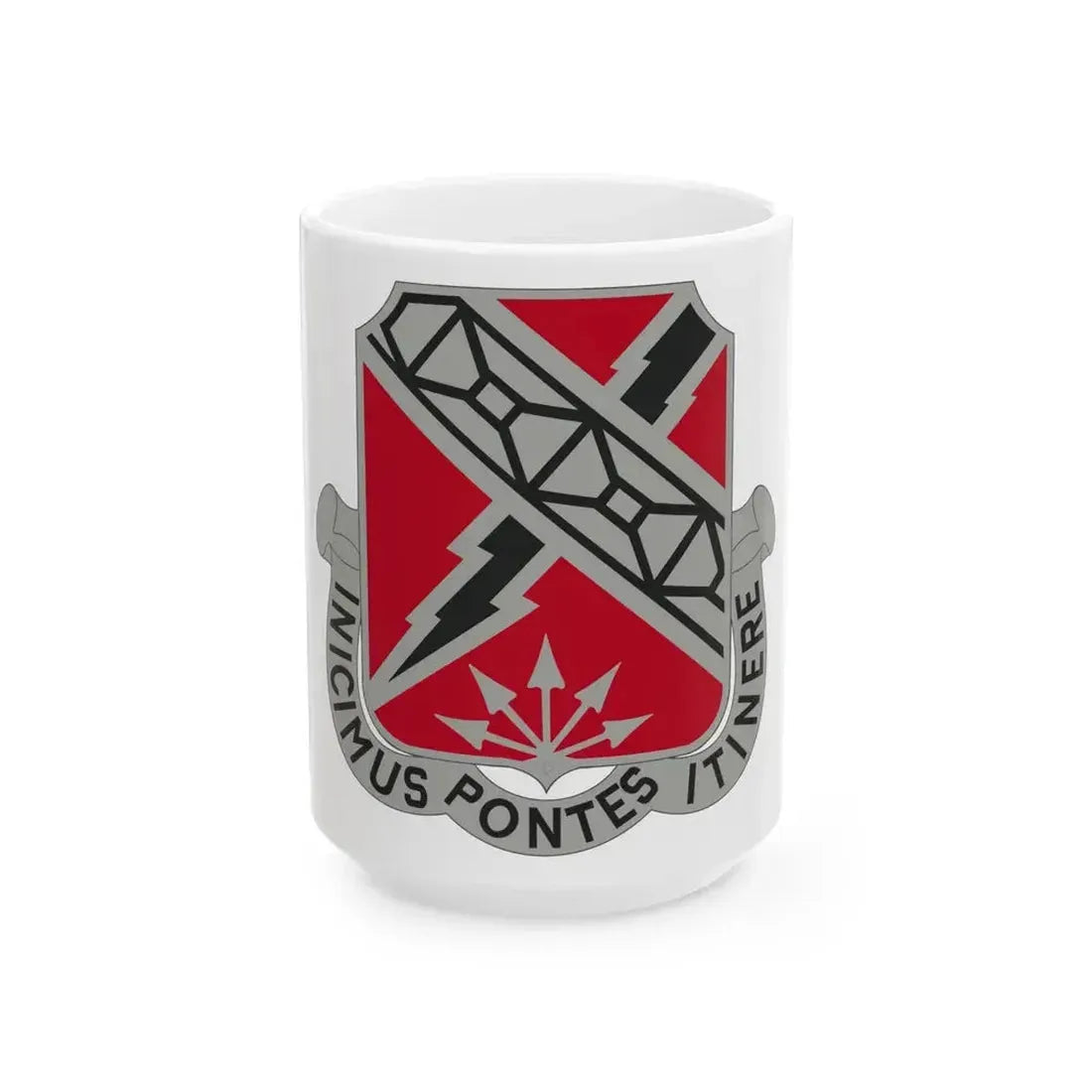 230 Engineer Battalion (U.S. Army) White Coffee Mug 15oz - Go Mug Yourself