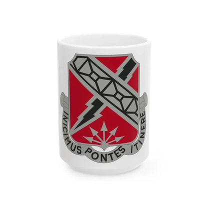 230 Engineer Battalion (U.S. Army) White Coffee Mug 15oz - Go Mug Yourself