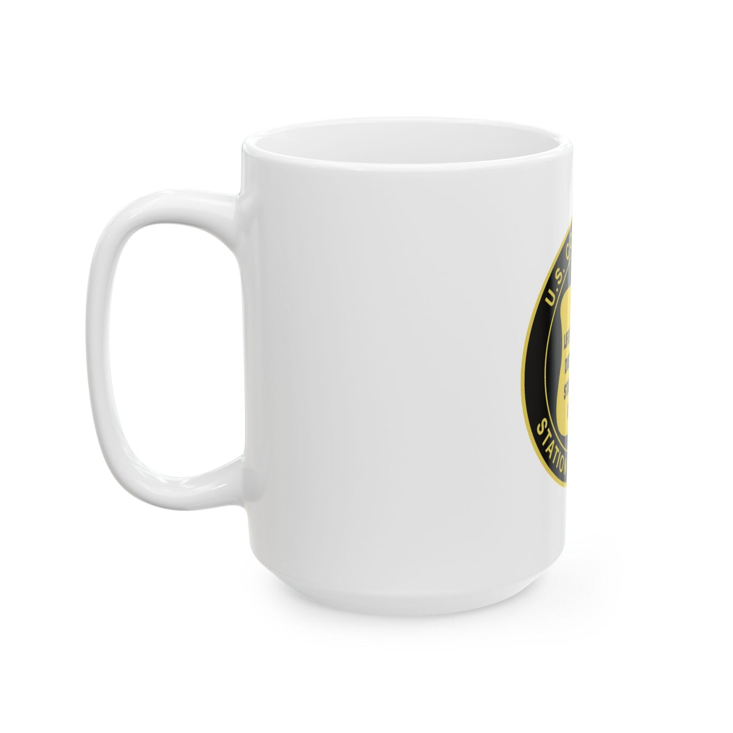 USCG Station Yaquina Bay (U.S. Coast Guard) White Coffee Mug